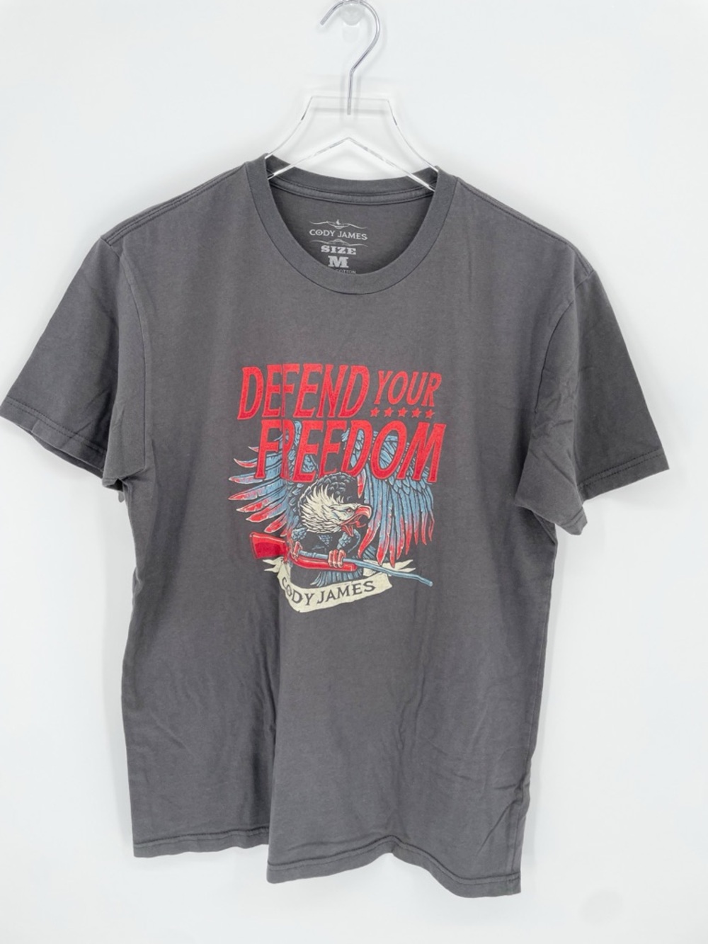 Cody James Defend Your Freedom Graphic Logo Short Sleeve Band T Shirt